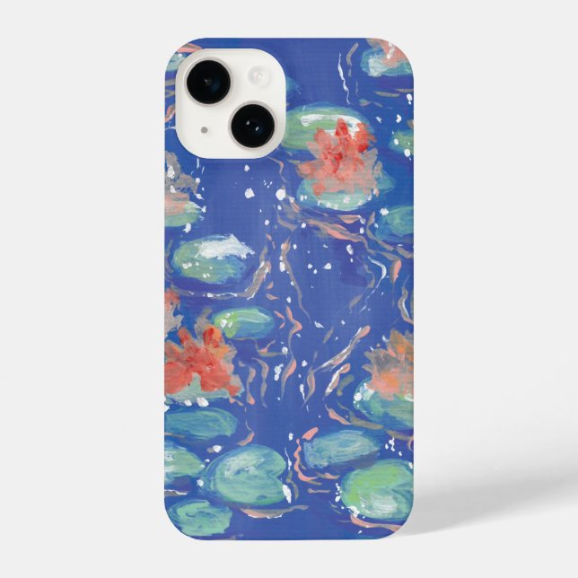 Water Lilies Phone Case iPhone Hülle (Rückseite)