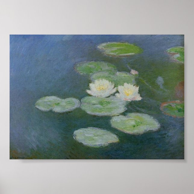 Water Lilies , Pond Van Gogh Berühmtes Gemälde Poster (Vorne)