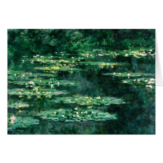WATER LILIES POND von Claude Monet (Vorderseite (Horizontal))