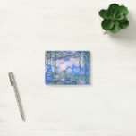 Water Lilies Post-it Klebezettel<br><div class="desc">Water Lilies ist eine Serie von über 200 Ölgemälden des französischen Impressionisten Claude Monet. Dieses Gemälde wurde 1919 fertig gestellt und weist die Farben Blau und Rosa auf.</div>