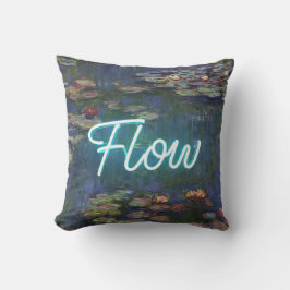 Water Lilies Remix – Neon “FLOW” Wall Art & Gifts Kissen