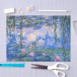 Water Lilies Seidenpapier<br><div class="desc">.Water Lilies ist eine Serie von über 200 Ölgemälden des französischen Impressionisten Claude Monet. Dieses Gemälde wurde 1919 fertig gestellt und weist die Farben Blau und Rosa auf.</div>