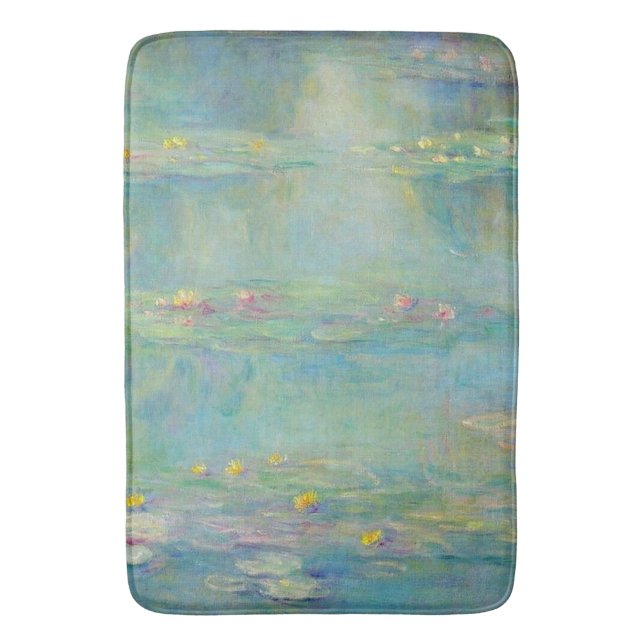 Water Lilies Serie von Claude Monet Badematte (Vorderseite Vertikal)