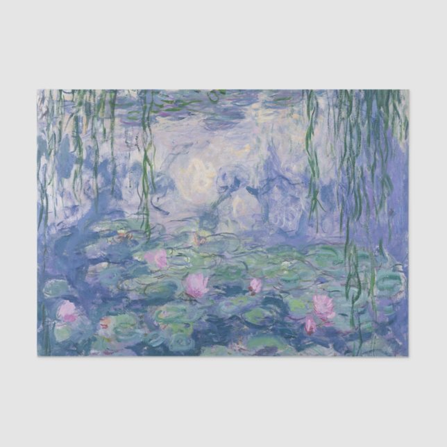 Water Lilies Serie von Claude Monet Seidenpapier (Vorderseite)