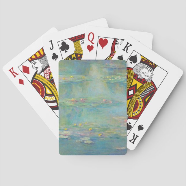Water Lilies Serie von Claude Monet Spielkarten (Rückseite)