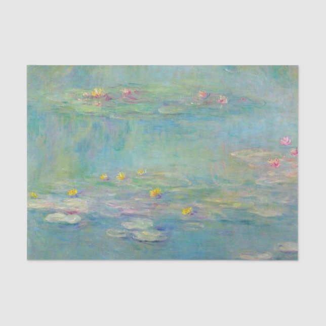 Water Lilies Series 3 von Claude Monet Seidenpapier (Vorderseite)