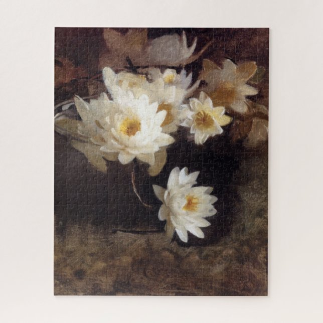 Water Lilies (von Abbott Henderson Thayer) Puzzle (Vertikal)