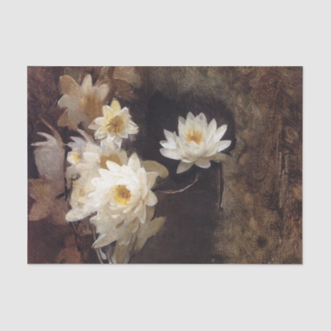 Water Lilies (von Abbott Henderson Thayer) Seidenpapier (Vorderseite)