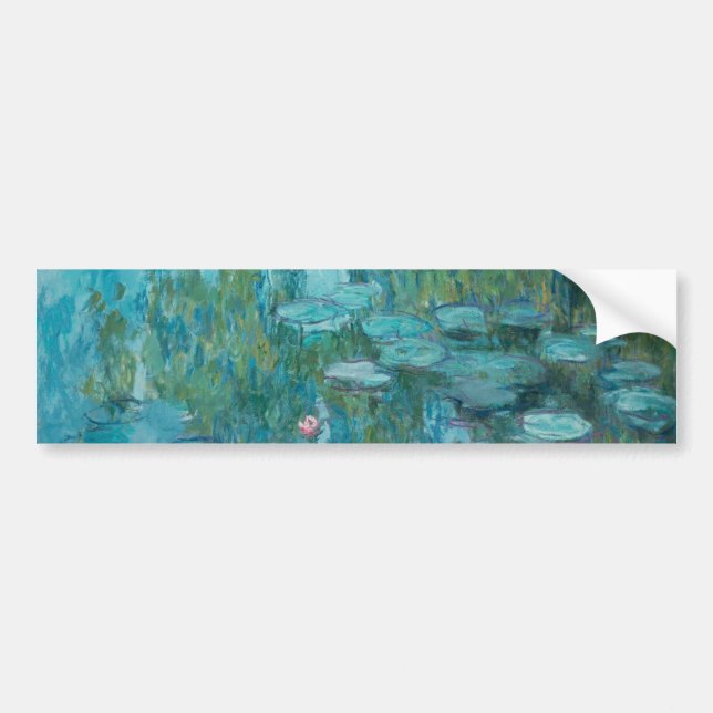 Water Lilies (von Claude Monet, 1915) Autoaufkleber (Vorne)