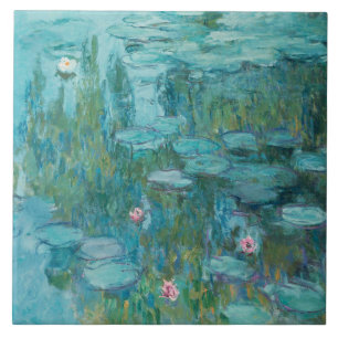 Water Lilies (von Claude Monet, 1915) Fliese