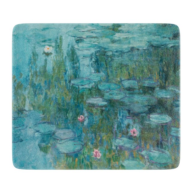 Water Lilies (von Claude Monet, 1915) Schneidebrett (Vorderseite)