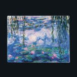 Water Lilies von Claude Monet Fußmatte<br><div class="desc">Besuchen Sie bitte meinen Laden für interessanteres Design und mehr Farbwahl => zazzle.com/iwheels*</div>