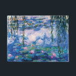 Water Lilies von Claude Monet Fußmatte<br><div class="desc">Besuchen Sie bitte meinen Laden für interessanteres Design und mehr Farbwahl => zazzle.com/iwheels*</div>