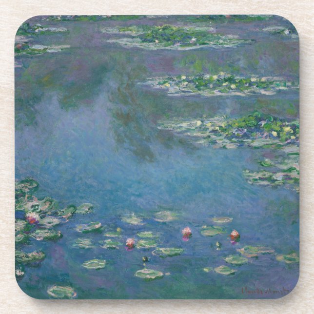 Water Lilies von Claude Monet Untersetzer (Vorderseite)