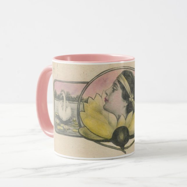 Water Lily Girl Tasse (Vorderseite Links)