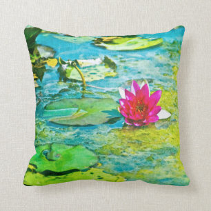 Water Lily Lilypad Kissen