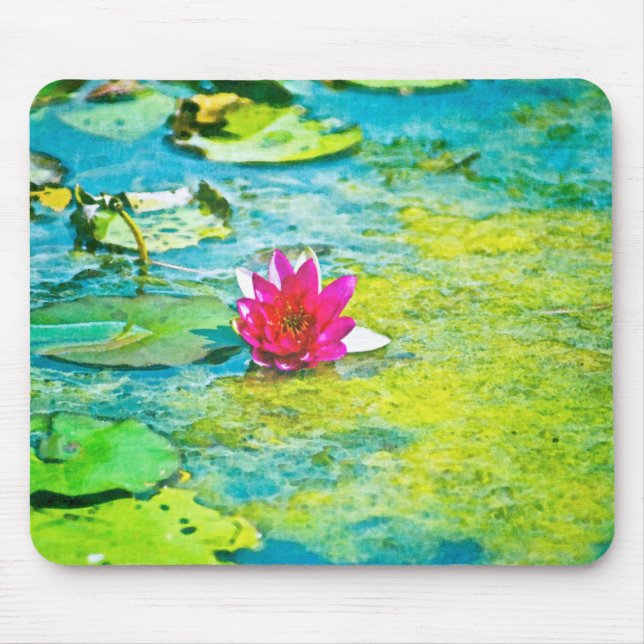 Water Lily Lilypad Mousepad (Vorne)