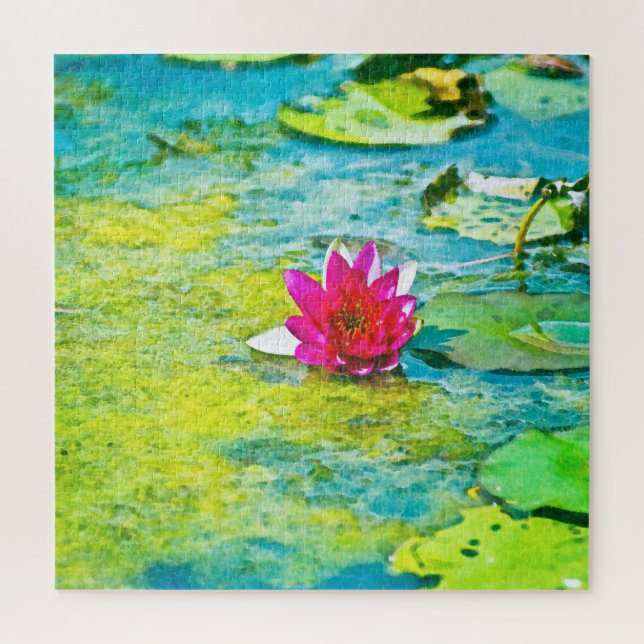 Water Lily Lilypad Puzzle (Vertikal)