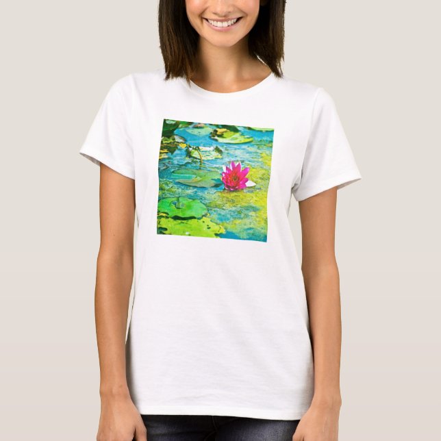 Water Lily Lilypad T-Shirt (Vorderseite)