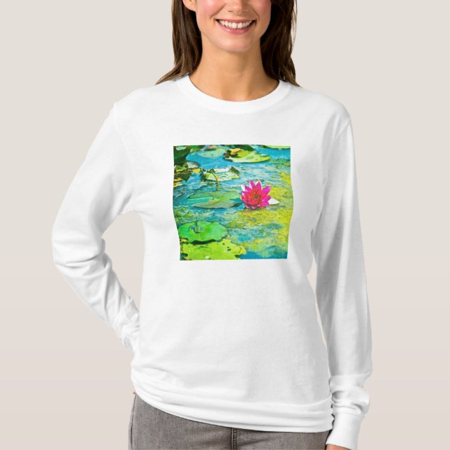 Water Lily Lilypad T-Shirt (Vorderseite)