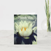 Water Lily Lotus Blume Danke Karte