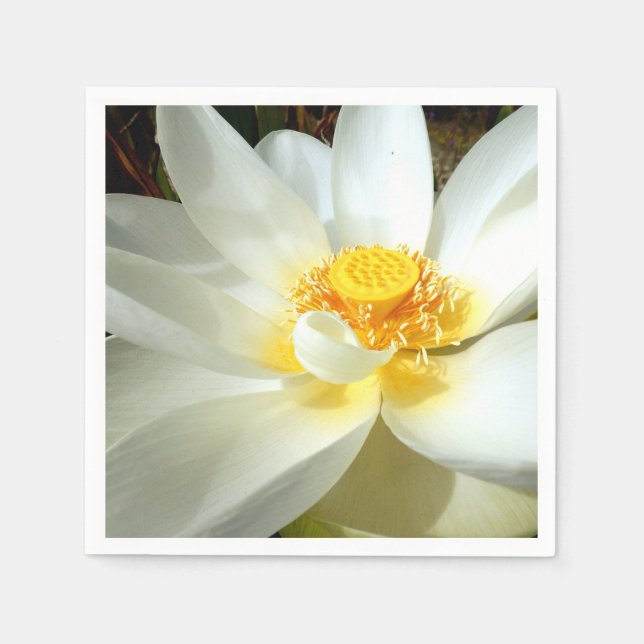 Water Lily Paper Napkins Serviette (Vorderseite)
