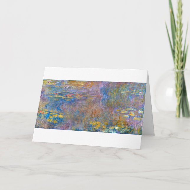 Water Lily Pond at Giverny, Claude Monet Karte (Vorderseite)