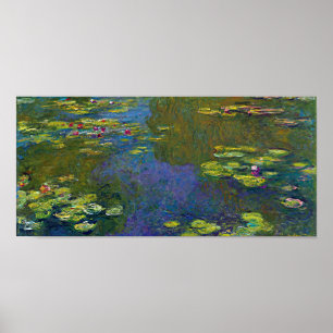 Water Lily Pond at Giverny, Claude Monet Poster