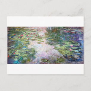 Water Lily Pond at Giverny, Claude Monet Postkarte