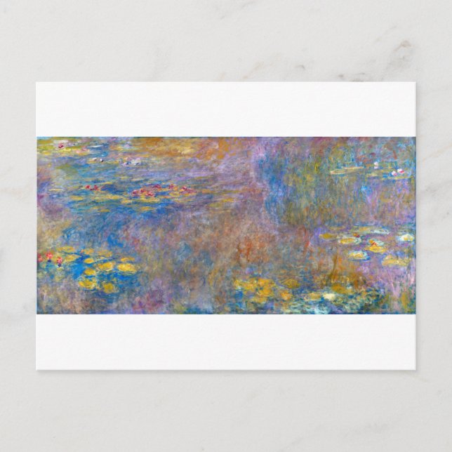 Water Lily Pond at Giverny, Claude Monet Postkarte (Vorderseite)