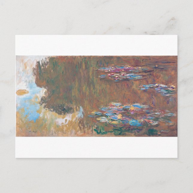 Water Lily Pond at Giverny, Claude Monet Postkarte (Vorderseite)