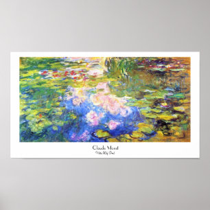 Water Lily Pond Claude Monet Poster