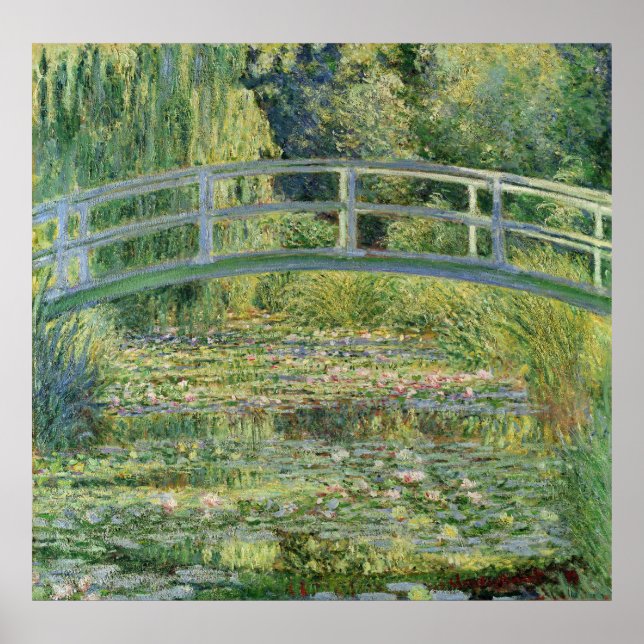 Water Lily Pond - Claude Monet Poster (Vorne)