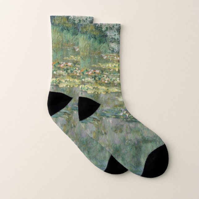 Water Lily Pond Claude Monet Socken (Paar)