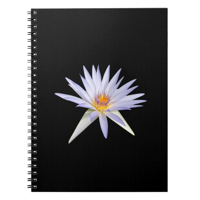 Water Lily Spiral Notebook Notizblock (Vorderseite)