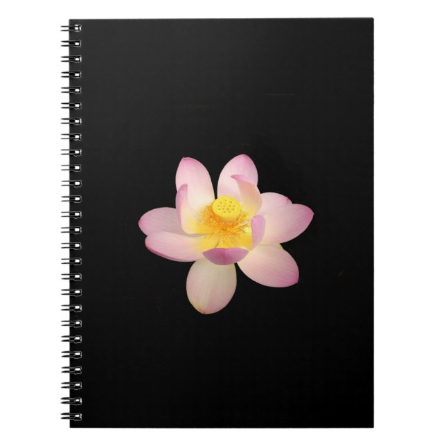 Water Lily Spiral Notebook Notizblock (Vorderseite)