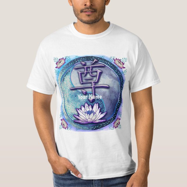 Water Lotus Respect  T-Shirt (Vorderseite)