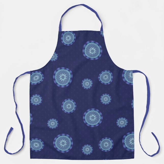 Water Mandala All-over Print-Schürze Schürze (Vorderseite)