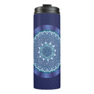 Water Mandala Thermal Tumbler Thermosbecher