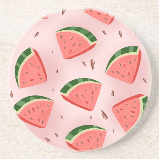 Water Melon Pattern Getränkeuntersetzer (Vorne)