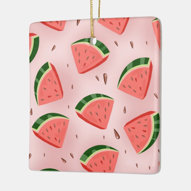 Water Melon Pattern Keramikornament (Links)