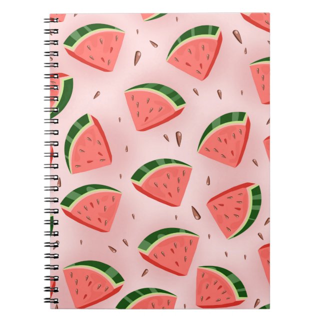 Water Melon Pattern Notizblock (Vorderseite)