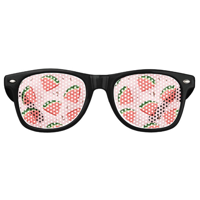 Water Melon Pattern Partybrille (Vorderseite)