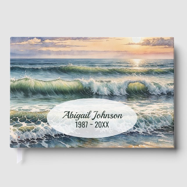 Water Ocean Surf and Beach Gästebuch (Vorderseite)
