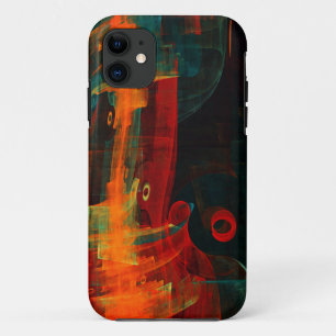 Water Orange Red Blue Modernes Abstraktes Kunstmus Case-Mate iPhone Hülle