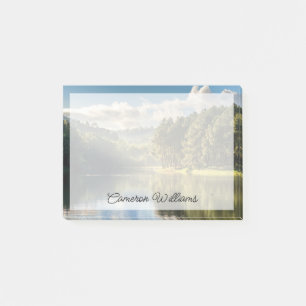 Water Pang Oung Lake & Pine Forest Thailand Post-it Klebezettel