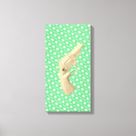 Water pistol toy Wasserpistole Spielzeug photo art Leinwanddruck