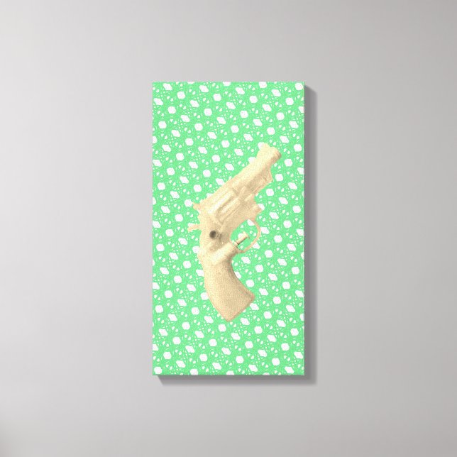 Water pistol toy Wasserpistole Spielzeug photo art Leinwanddruck (Vorderseite)