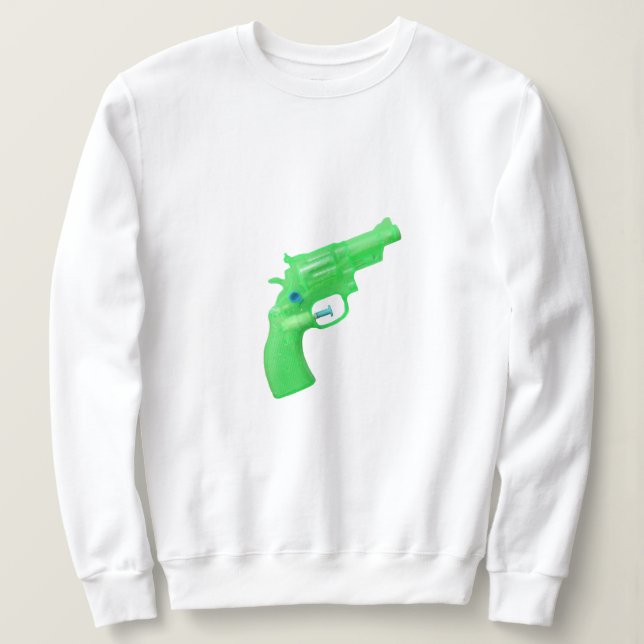 Water pistol toy Wasserpistole Spielzeug photo art Sweatshirt (Design vorne)