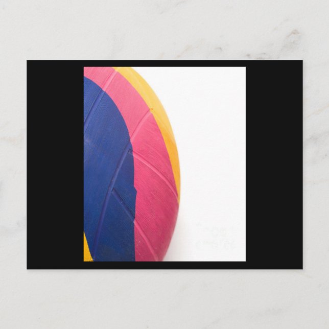 Water Polo Ball Baden Wettkampf Athlete Postkarte (Vorderseite)